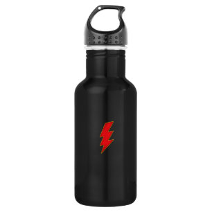 red lightning bolt 532 ml water bottle