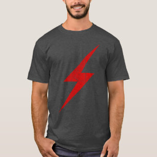 Red Lightning Bolt Of Anarchy (vintage) T-Shirt