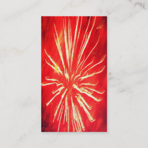 red lightning business card