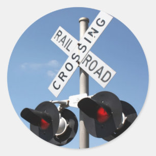 Red Lights Classic Round Sticker