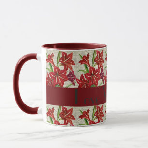Red Lilies Mother's Day Coffee Mug