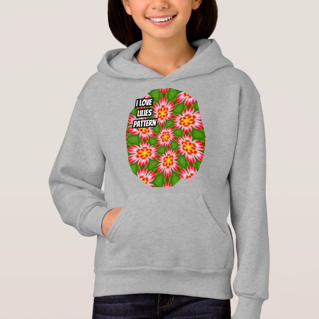 Red Lilies Pattern (Front)