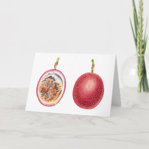 Red Lilikoi Passion Fruit Card