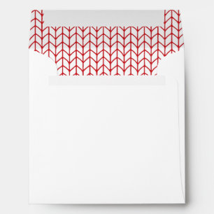 RED LINE KNIT 5.25 Square Envelope