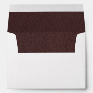 Red lined white background envelope