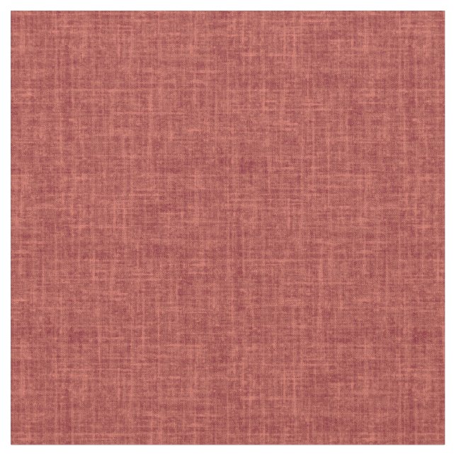 Red Linen Fabric (Close Up)