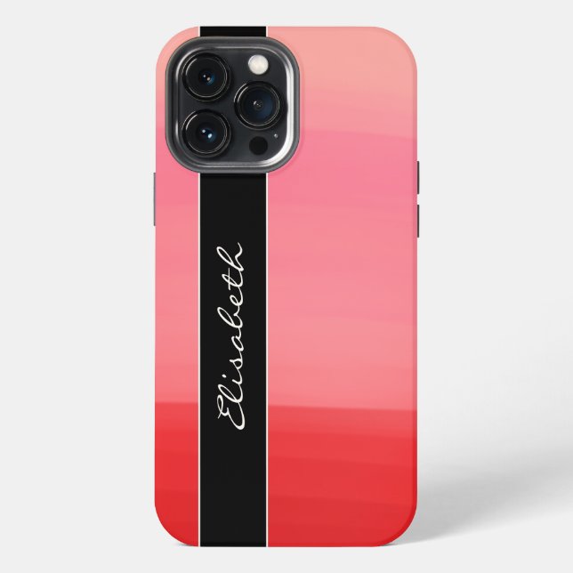 Red lines iPhone case (Back)