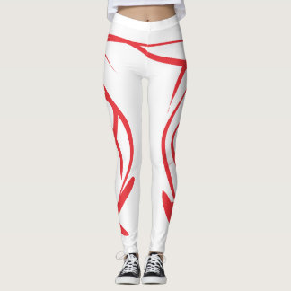 Red Lines Leggings