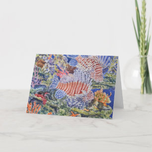Red Lionfish Card