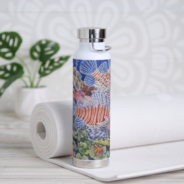 Red Lionfish Water Bottle (Yoga)