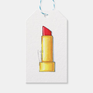Red Lip Gift Tags