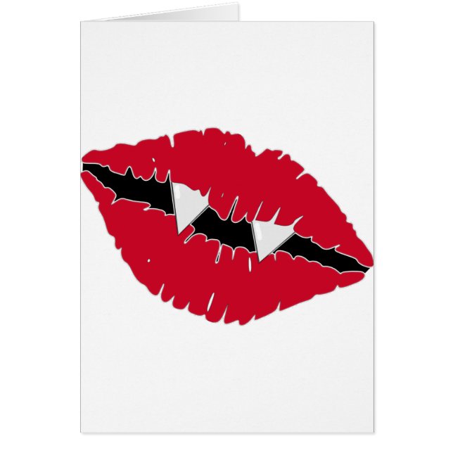 Red Lips and Fangs (Front)