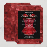 Red Lips Corset Bridal