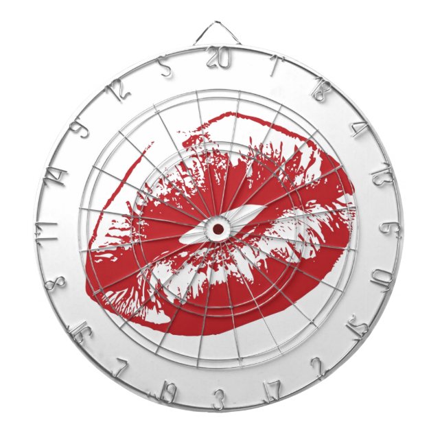 Red Lips Dartboard (Front)