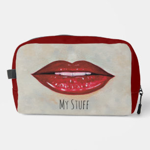 Red Lips Dopp Kit