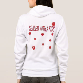 red lips hoodie