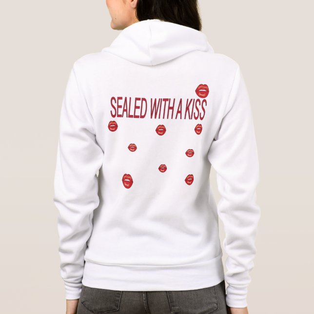 red lips hoodie (Back)