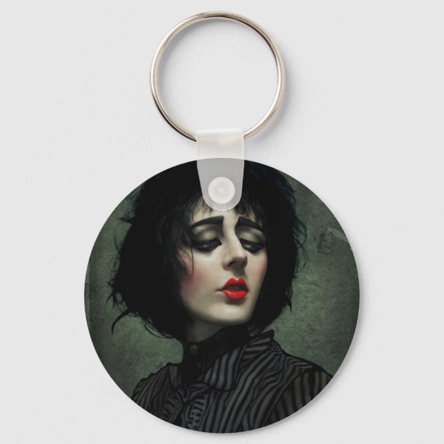 Red Lips Key Ring (Front)