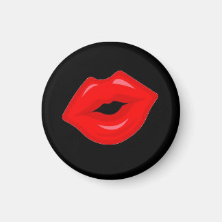 Red Lips Kiss Magnet