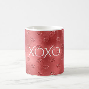 Red Lips Kisses XOXO Coffee Mug