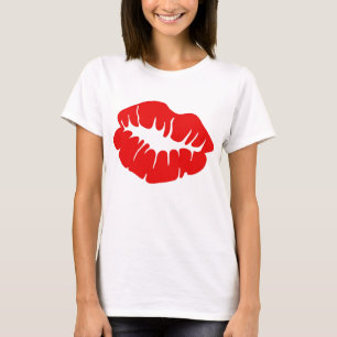 Red Lips Ladies T-Shirt