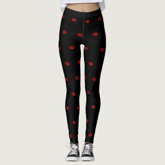 Red Lips Leggings