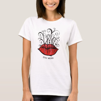 Red Lips Makeup Artist Name T-Shirt