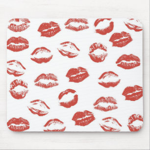 Red Lips Mouse Mat
