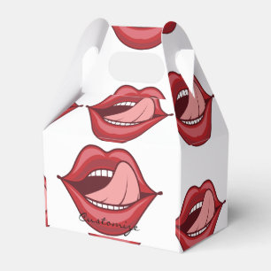 Red Lips Open Mouth Thunder_Cove Favour Box