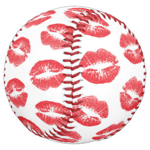 Red Lips, Pattern Of Lips, Red Lipstick, Kiss Softball