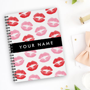 Red Lips, Pink Lips, Kiss, Your Name, Personalise Planner