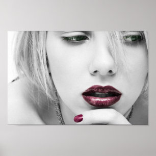 Red Lips Poster