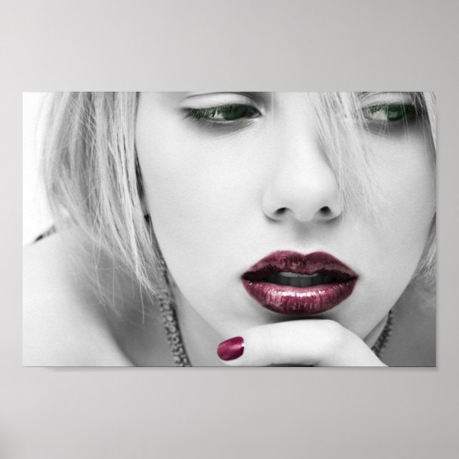 Red Lips Poster (Front)