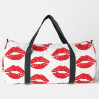 Red Lips, Red Lipstick, Kiss, Pattern Of Lips