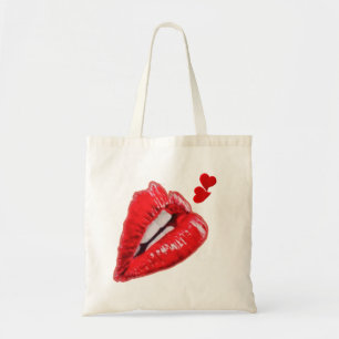 Red Lips Tote Bag