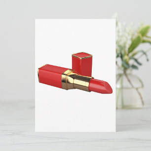 Red Lipstick Invitations