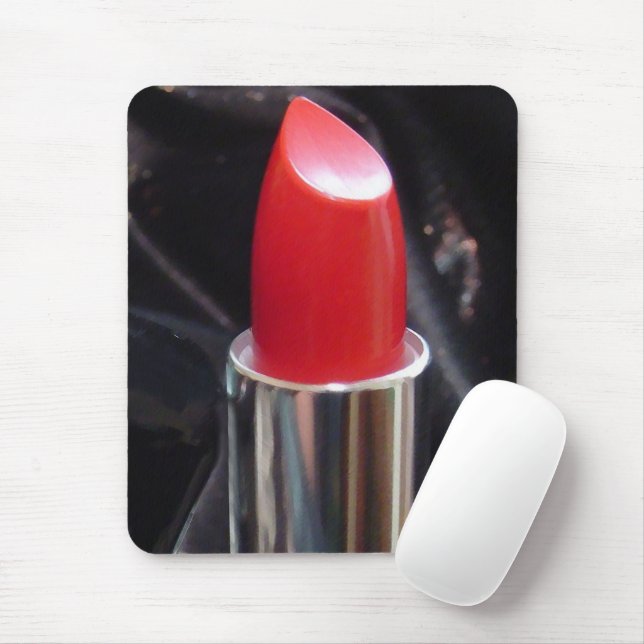 Red Lipstick Mouse Mat (With Mouse)
