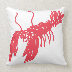 Red Lobster Decorative & Throw Cushions Lobster pillow. I would design a whole