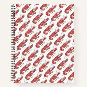 Red Lobster Image Design Notebook