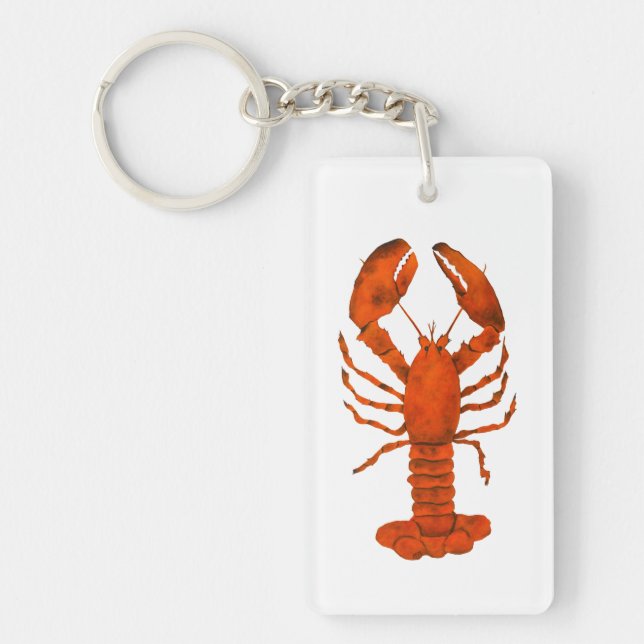 Red Lobster Key Ring (Front)