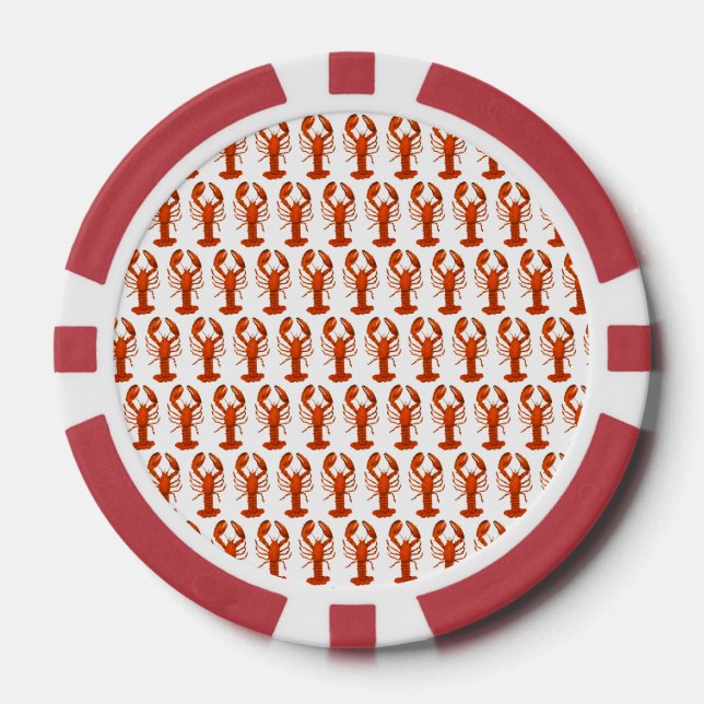 Red Lobster Poker Chips (Front)