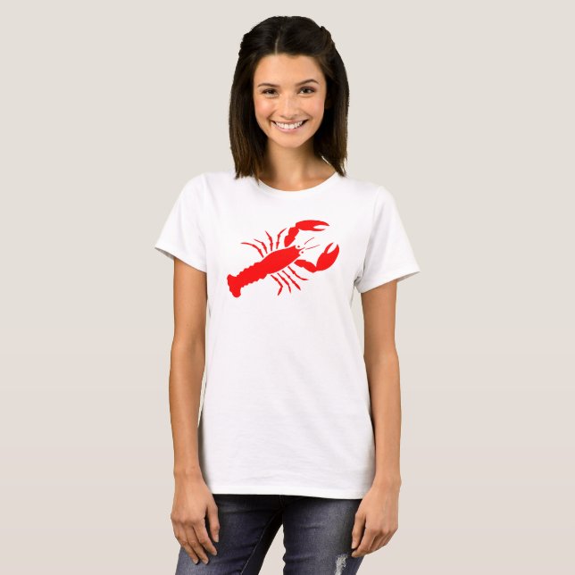 Red Lobster Seafood Crustacean 4Laurie T-Shirt (Front Full)