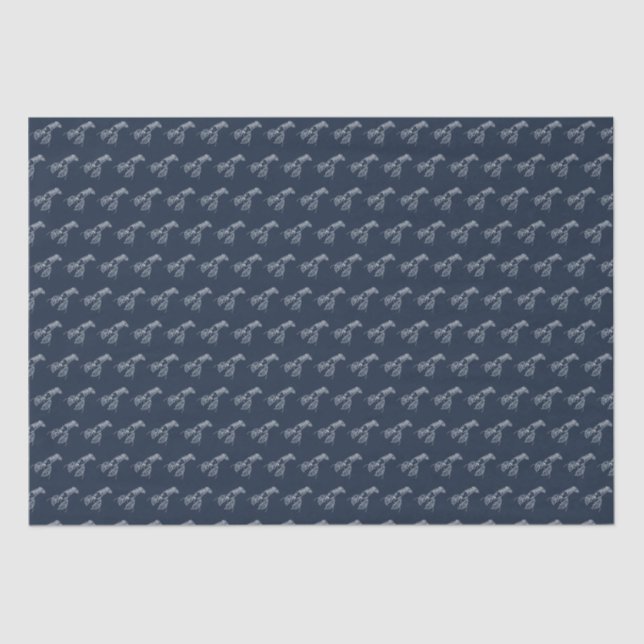 Red Lobster Seafood Maine Preppy Beach Tissue Paper (Front)