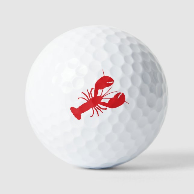 Red Lobster White Golf Ball Family Reunion Fun (Front)