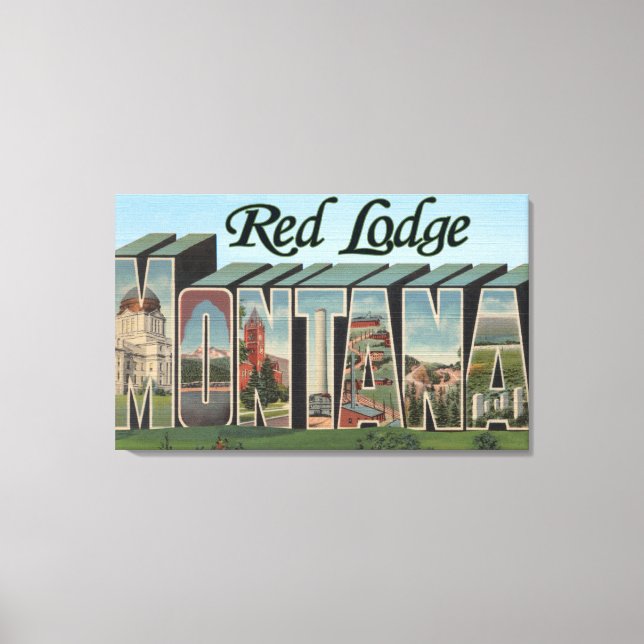 Red Lodge, Montana Canvas Print (Front)