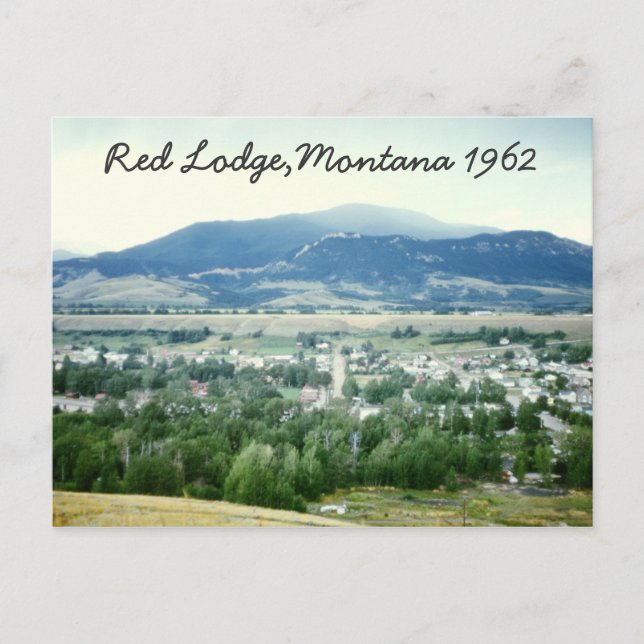 Red Lodge Montana Postcards (Front)