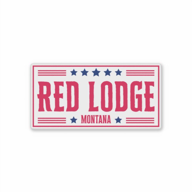 RED LODGE MONTANA Stars & Stripes (Front)