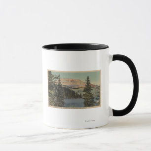 Red Lodge, MT - View of Beartooth Lake & Butte Mug