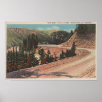 Red Lodge, MT - View of Mae West Curve