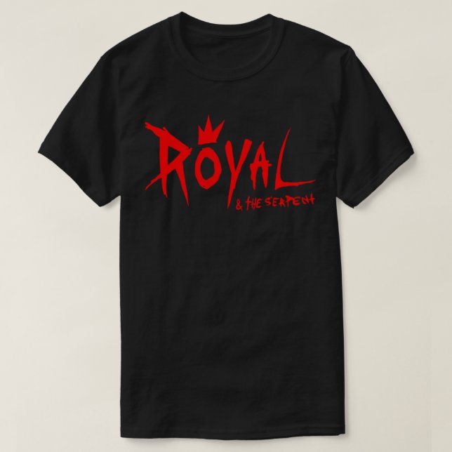 red logo royal &amp; the serpent singer songwriter T-Shirt (Design Front)
